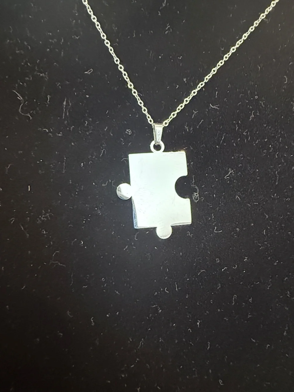 Plunder Silver Tone Puzzle Pendant Necklace - Silver